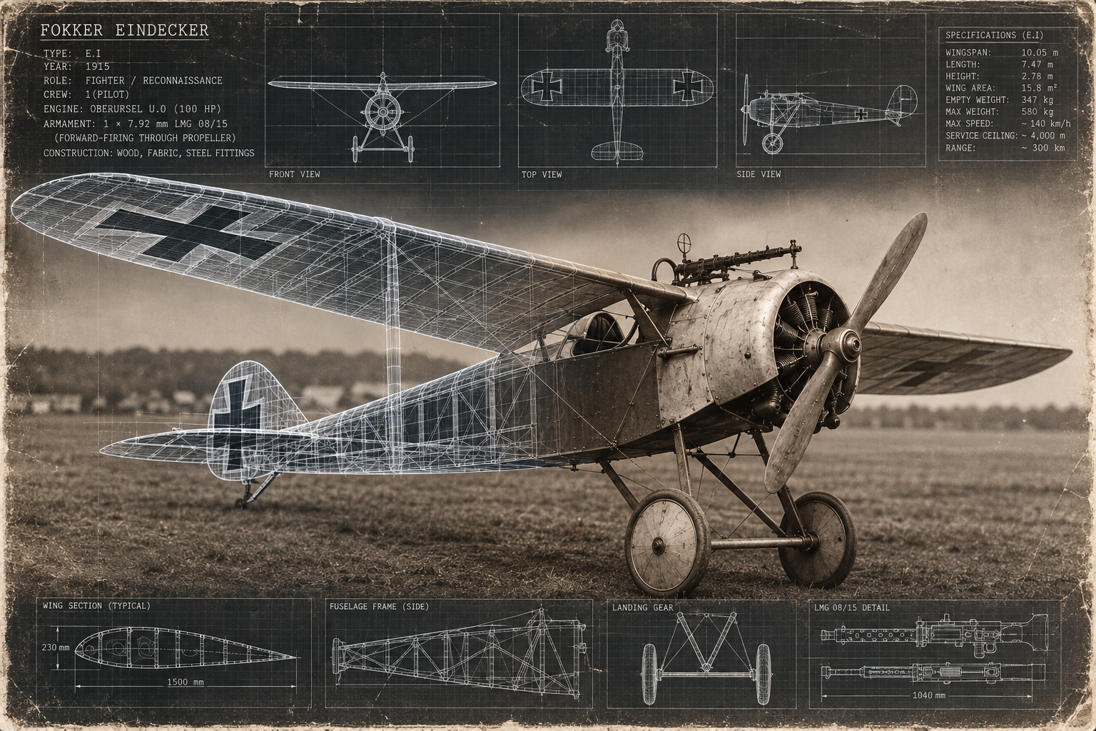 Fokker Eindecker E.I